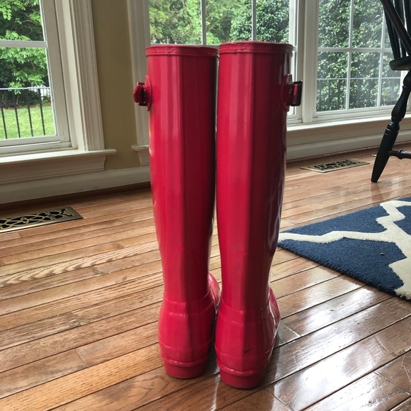 Hunter Original Tall Gloss Boots - Picture 2 of 2